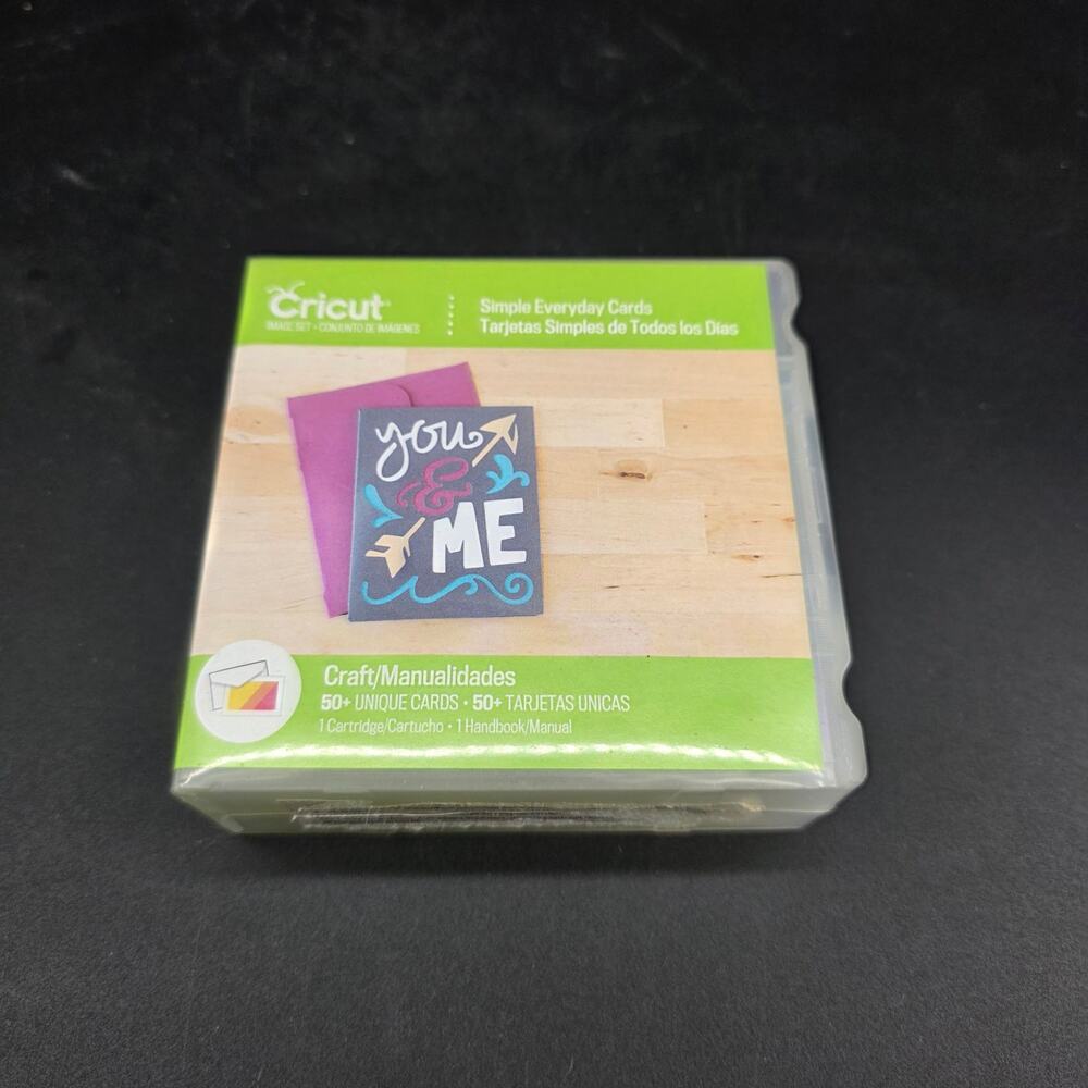 Cricut Simple Everyday Cards Die Cutting Cartridge for Cricut Image w/Handbook
